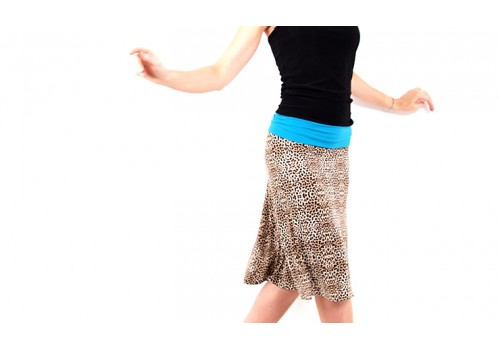 Lisadore Dance Couture - Leopardo Turquesa Lisadore Dance Couture - Leopardo Turquesa