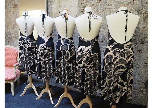 Lisadore Dance Couture - Dress - Cheeky Flor Dorado  Lisadore Dance Couture - Dress - Cheeky Flor Dorado