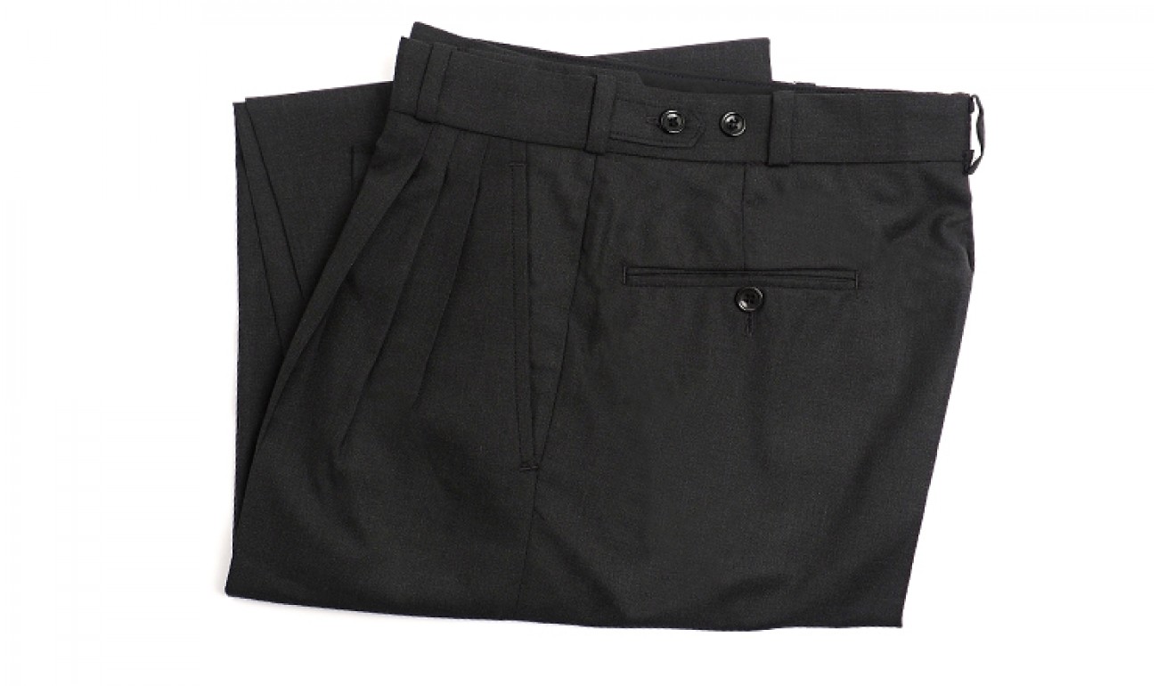 Lisadore Men - Trousers Gris Oscuro - Tres Pliegues
