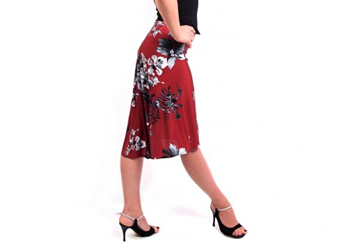 Lisadore Dance Couture - Royo Escuro y Gris de la Flor Lisadore Dance Couture - Royo Escuro y Gris de la Flor