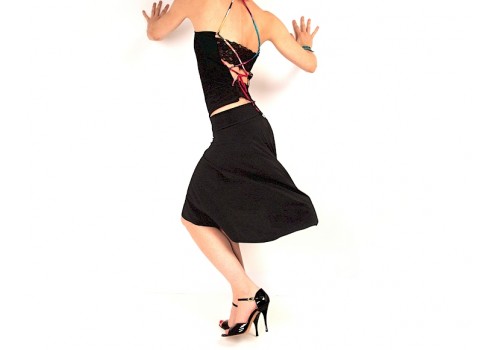 Lisadore Dance Couture - Negro-Drapee Lisadore Dance Couture - Negro-Drapee