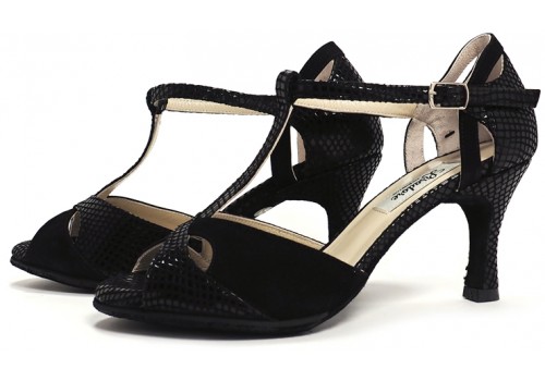 Custom Order - Lisadore - Reptil Negra T Strap 