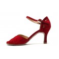 Lisadore - Farfalla Pelle Scamosciata Rossa - Abasso Lisadore - Farfalla Pelle Scamosciata Rossa - Abasso