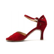 Lisadore - Farfalla Pelle Scamosciata Rossa - Abasso Lisadore - Farfalla Pelle Scamosciata Rossa - Abasso