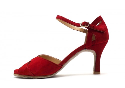 Lisadore - Farfalla Pelle Scamosciata Rossa - Abasso Lisadore - Farfalla Pelle Scamosciata Rossa - Abasso