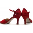 Lisadore - Farfalla Pelle Scamosciata Rossa - Abasso Lisadore - Farfalla Pelle Scamosciata Rossa - Abasso