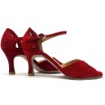 Lisadore - Farfalla Pelle Scamosciata Rossa - Abasso Lisadore - Farfalla Pelle Scamosciata Rossa - Abasso