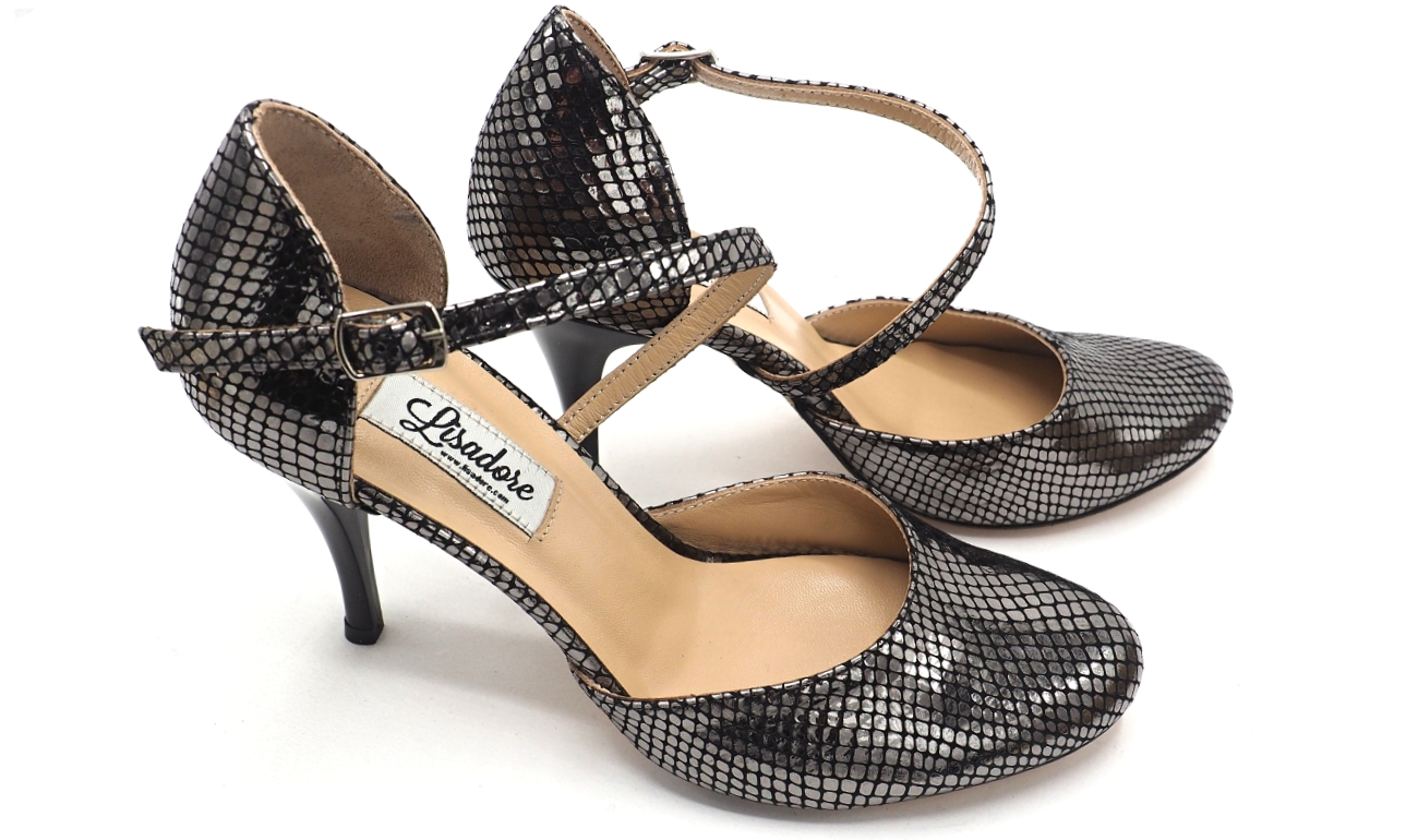 Custom Made - Lisadore - Reptil Negra Metallic Custom Made - Lisadore - Reptil Negra Metallic