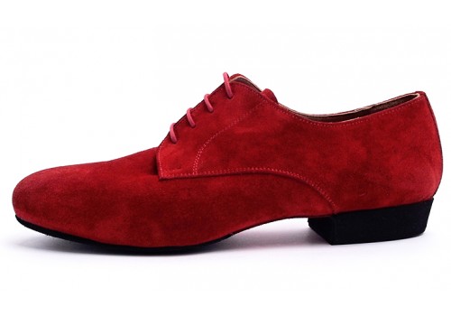 Lisadore Men Shoes - Gamuza Rojo - Cromo