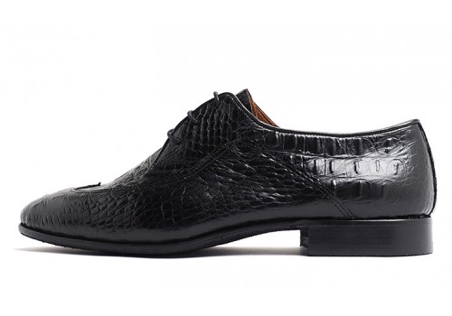Lisadore Men Shoes - Negra Croco Padrone