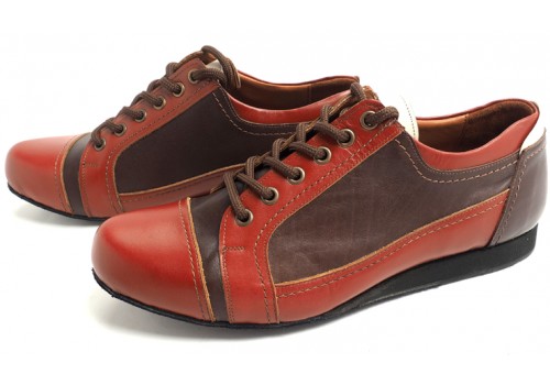 Lisadore Men Shoes - Sneaker Rosso Marrone