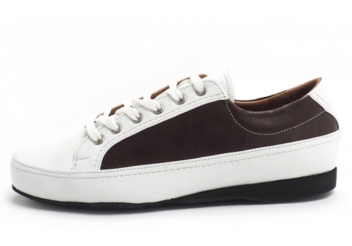 Lisadore Men Shoes - Sneaker Deep Brown White 