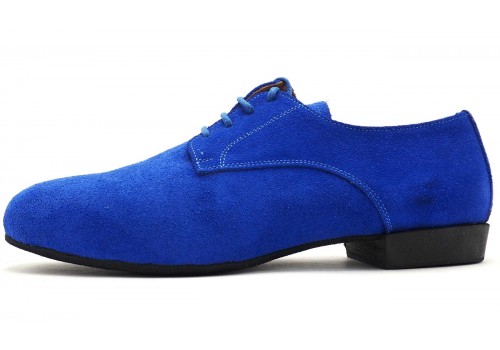 Lisadore Men Shoes - Gamuza Azul - Cromo 