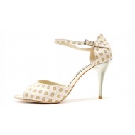 SALE - Lisadore - Lunares Champagne Beige Y Dorado