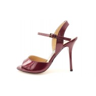 SALE - Lisadore - Charol Bordo Metallica - High 9 cm