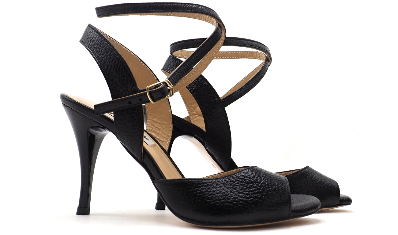Lisadore - Cuero Black Open Lisadore - Cuero Black Open
