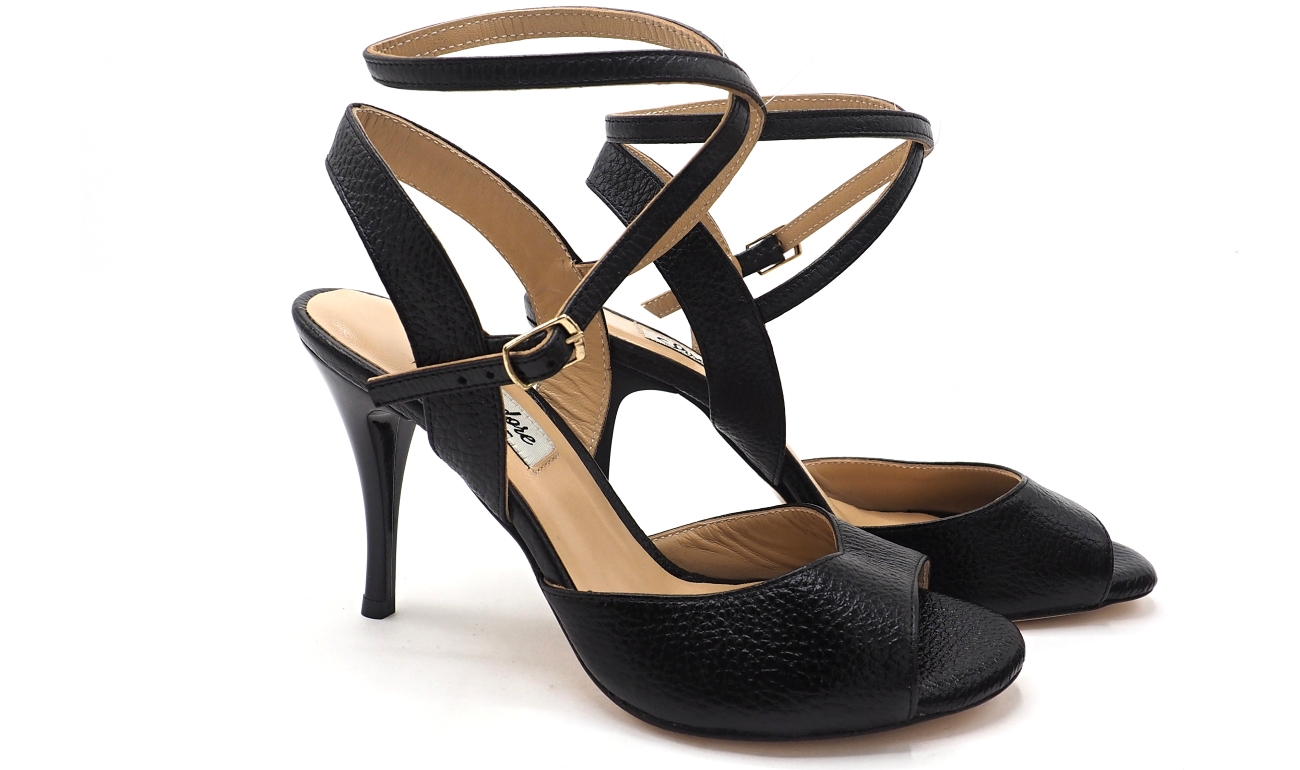 Lisadore - Cuero Black Open Lisadore - Cuero Black Open