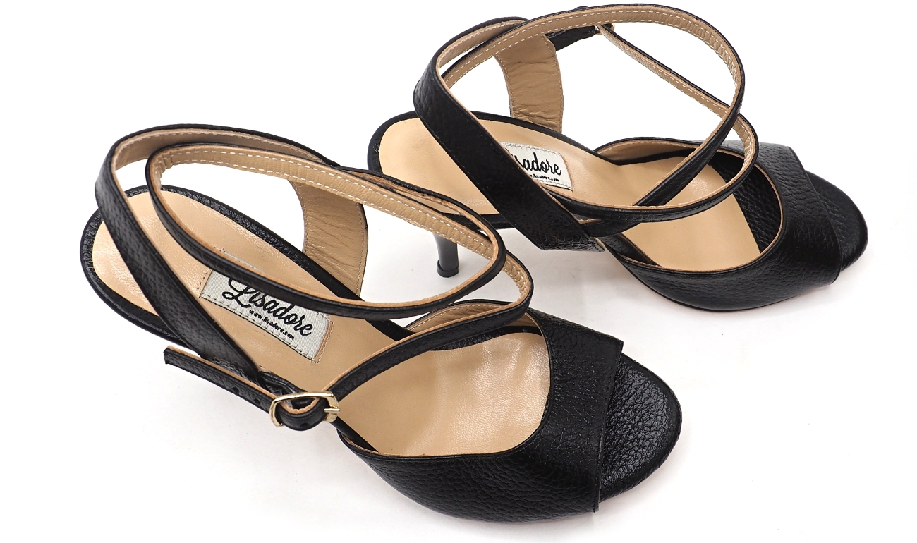 Lisadore - Cuero Black Open Lisadore - Cuero Black Open
