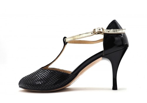 Lisadore - Reptil Negra Platina Vernice - Abasso Lisadore - Reptil Negra Platina Vernice - Abasso