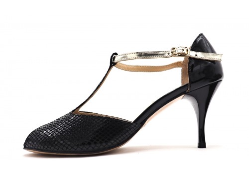 Lisadore - Reptil Negra Platina Vernice - Abasso Lisadore - Reptil Negra Platina Vernice - Abasso