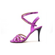 Lisadore - Reptil Pink Metallic - Straps - Medium