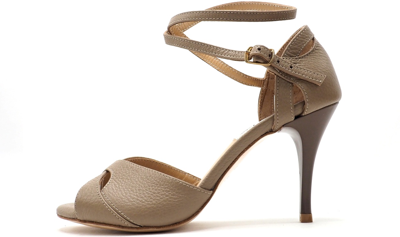 Lisadore - Taupe Butterfly Double Round Strap Lisadore - Taupe Butterfly Double Round Strap