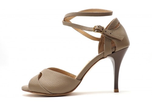 Lisadore - Taupe Butterfly Double Round Strap Lisadore - Taupe Butterfly Double Round Strap