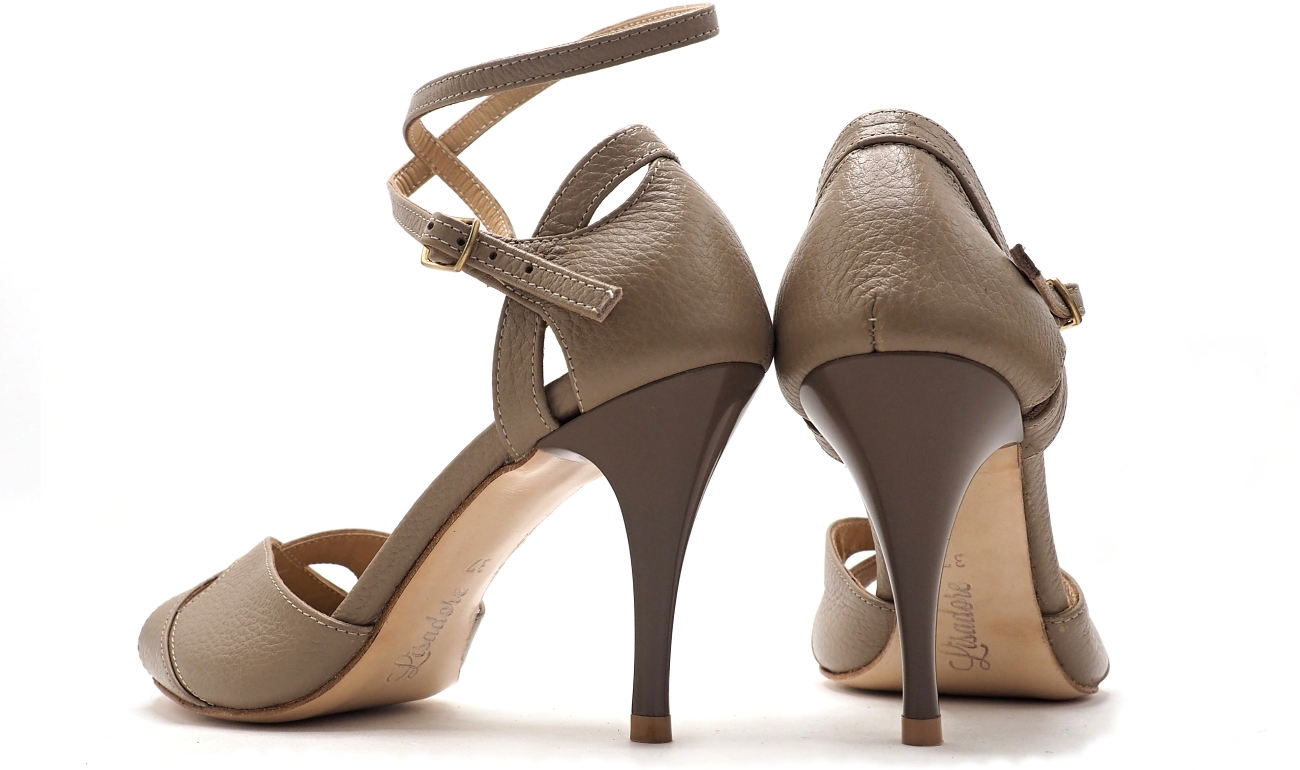 Lisadore - Taupe Butterfly Double Round Strap Lisadore - Taupe Butterfly Double Round Strap