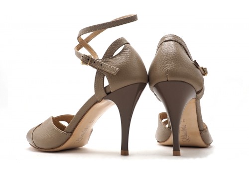 Lisadore - Taupe Butterfly Double Round Strap Lisadore - Taupe Butterfly Double Round Strap