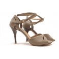 Lisadore - Taupe Butterfly Double Round Strap Lisadore - Taupe Butterfly Double Round Strap