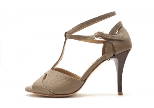 Lisadore - Taupe Butterfly - Tstrap Double Lisadore - Taupe Butterfly - Tstrap Double