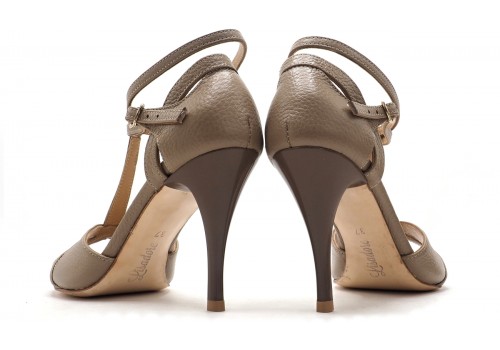 Lisadore - Taupe Butterfly - Tstrap Double Lisadore - Taupe Butterfly - Tstrap Double