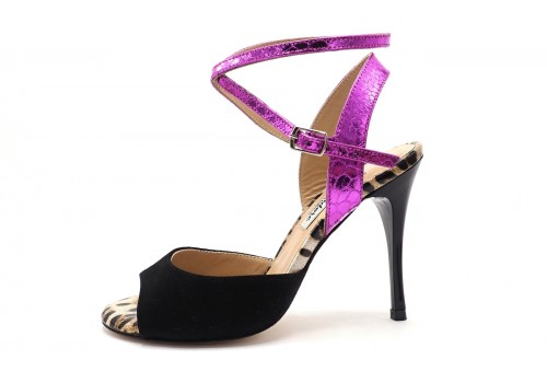 Lisadore - Charol Chita Fucsia Nera - High Lisadore - Charol Chita Fucsia Nera - High