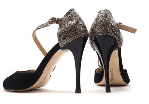 Lisadore - Mantera Beige Negra - High Lisadore - Mantera Beige Negra - High