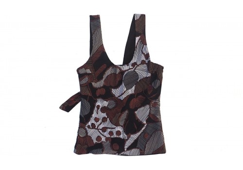 Lisadore Dance Couture - Autumn Forest - Reversable Halter Top