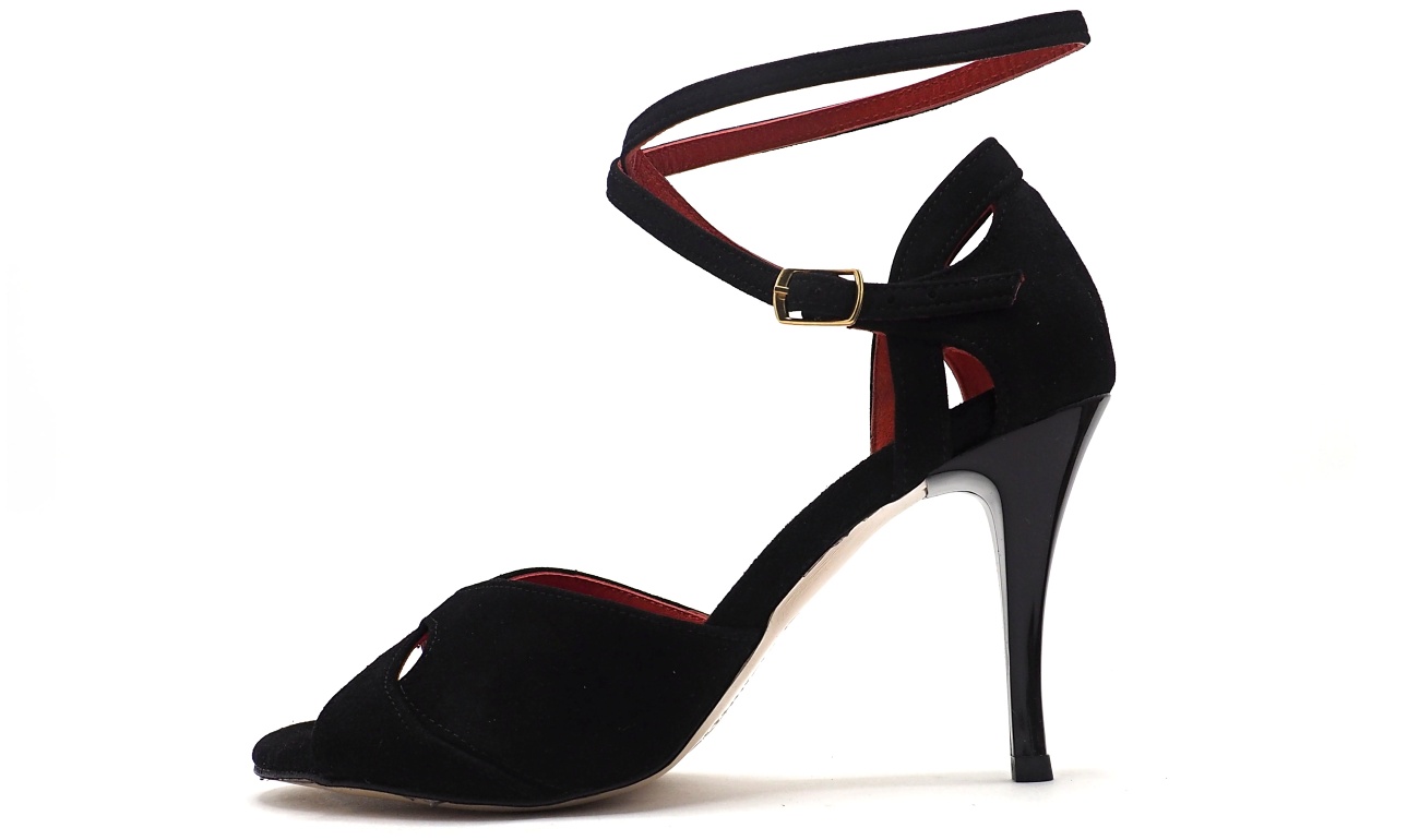 Lisadore - Pelle Scamosciata Nera Florance