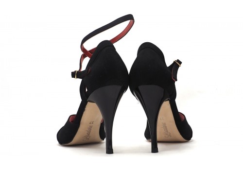 Lisadore - Pelle Scamosciata Nera Florance