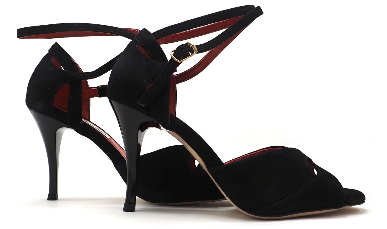 Lisadore - Pelle Scamosciata Nera Florance