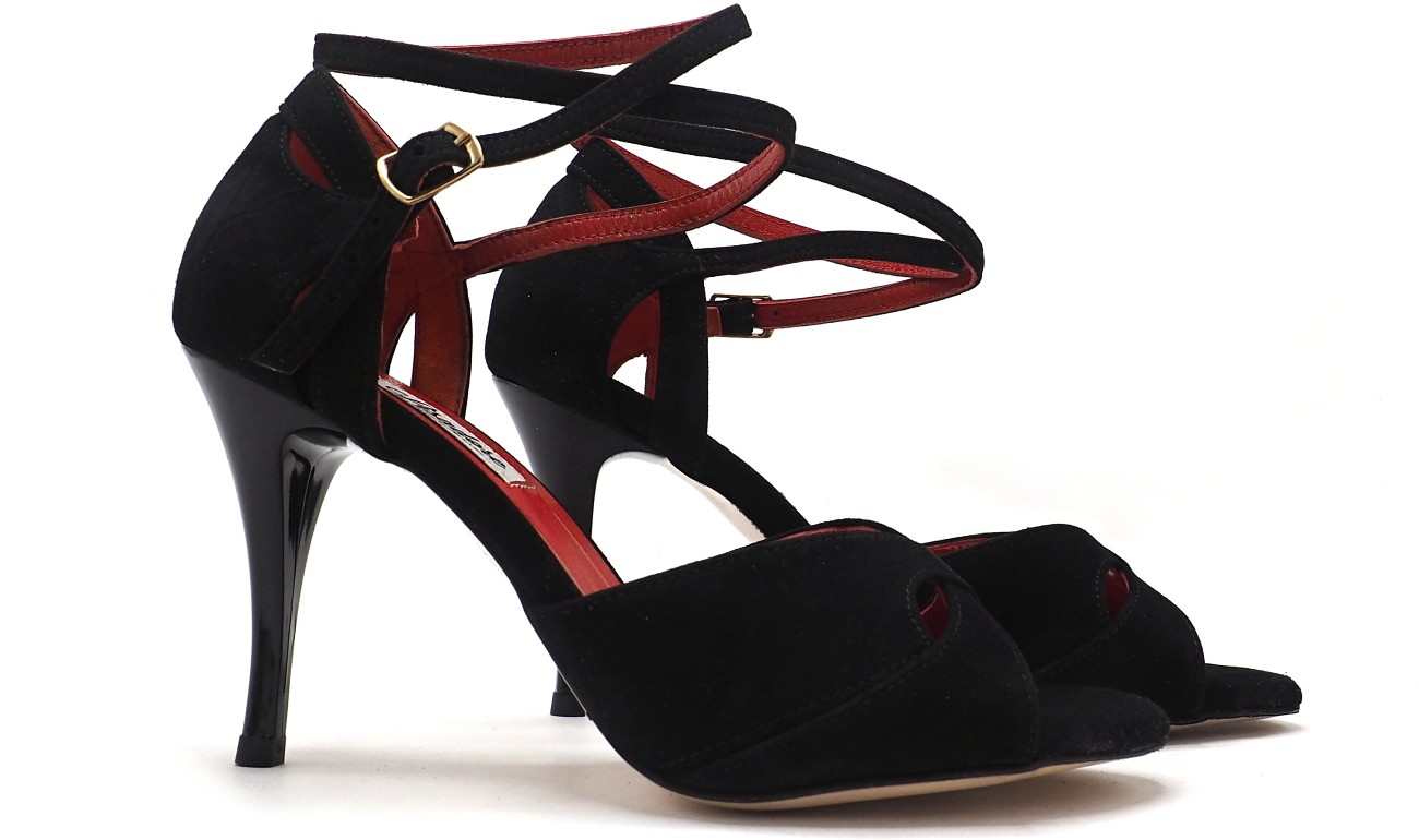 Lisadore - Pelle Scamosciata Nera Florance