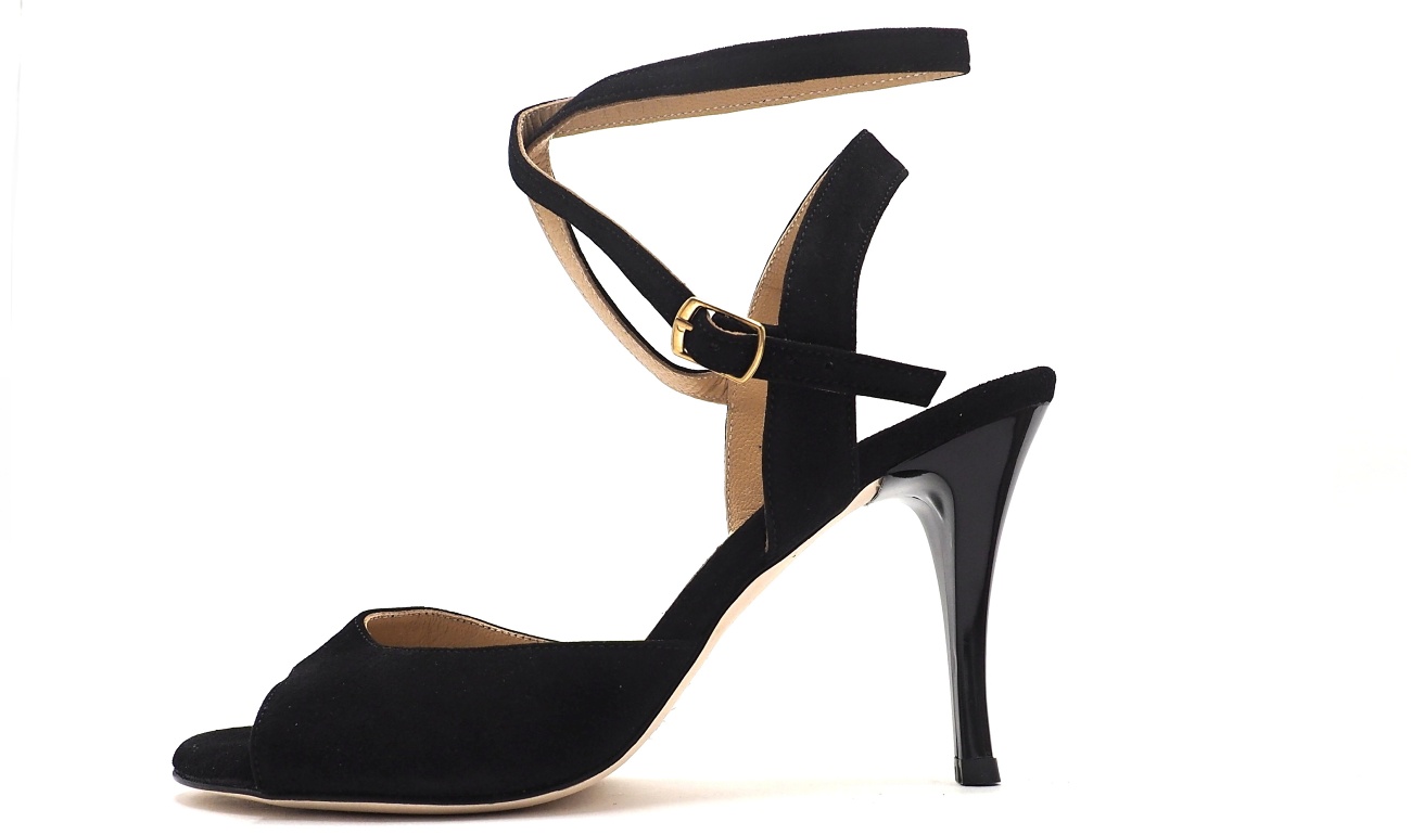 Lisadore - Black Suede Open Doble