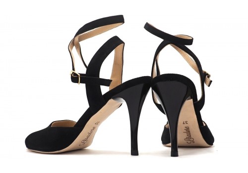 Lisadore - Black Suede Open Doble