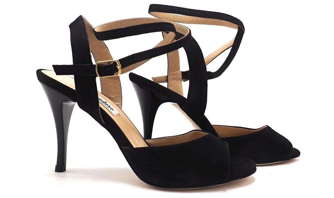 Lisadore - Black Suede Open Doble