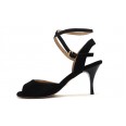 Lisadore - Black Suede Open Doble - Abasso