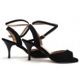 Lisadore - Black Suede Open Doble - Abasso