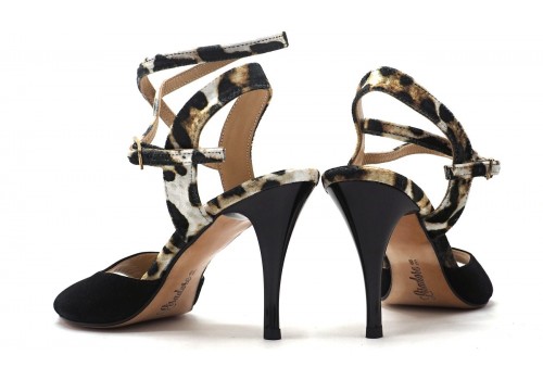 SALE - Lisadore - Chita Gamuza Negra (Sample Shoe)