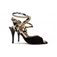SALE - Lisadore - Chita Gamuza Negra (Sample Shoe)