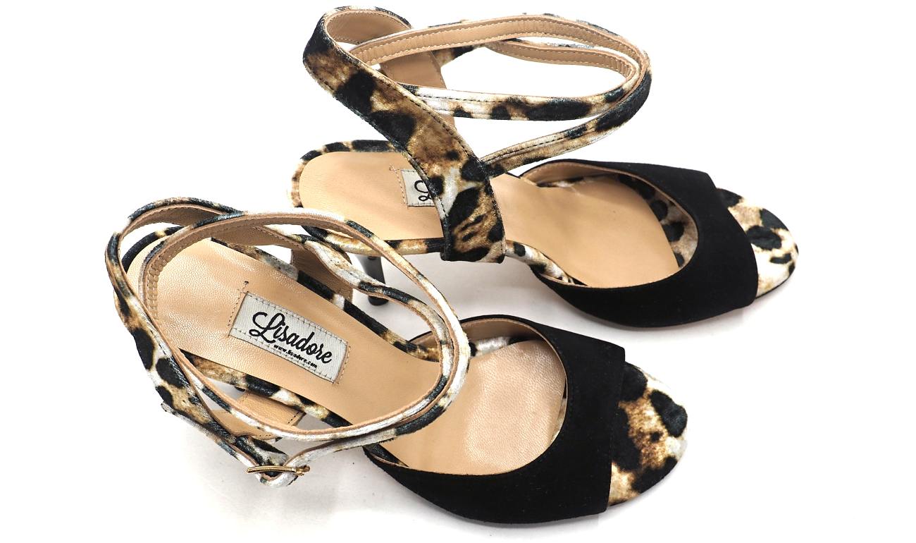 SALE - Lisadore - Chita Gamuza Negra (Sample Shoe)