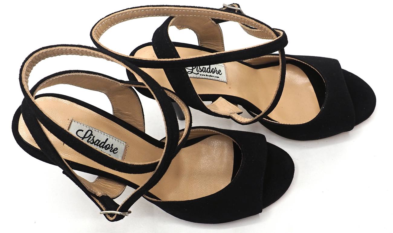 Lisadore - Black Beauty Suede - Open