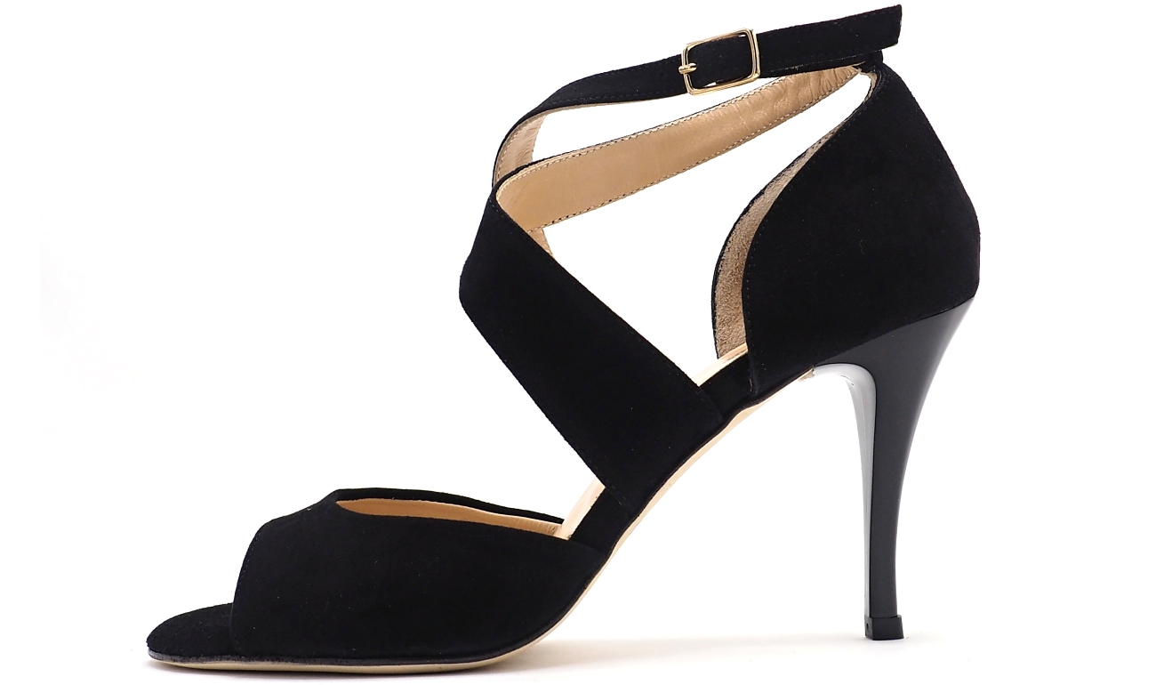 SALE - Lisadore - NSTF - Gamuza Negra - Crossed Bands