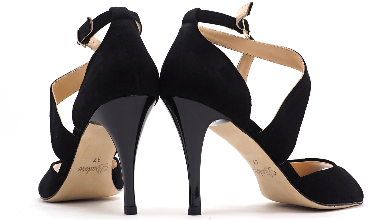 SALE - Lisadore - NSTF - Gamuza Negra - Crossed Bands